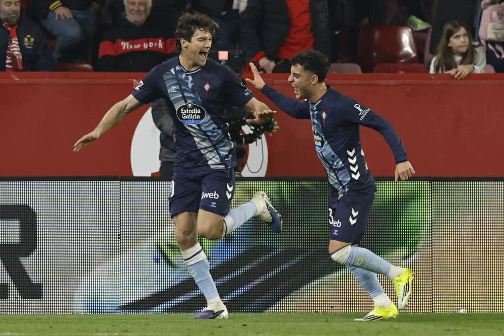 El Celta sigue sumando y eleva la tensión en el Pizjuán