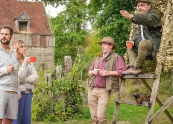 Escenas de caza en la campiña francesa