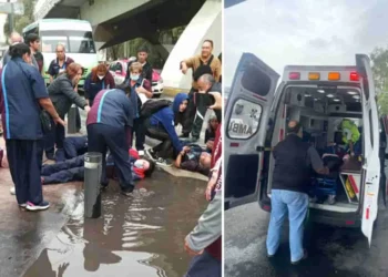 Video. Camioneta atropella a 6 personas durante manifestación en Azcapotzalco