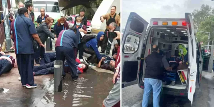 Video. Camioneta atropella a 6 personas durante manifestación en Azcapotzalco