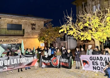 Sin incidentes en la manifestación animalista en Medinaceli