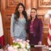 Sheinbaum se reúne con Kristi Noem en Palacio Nacional