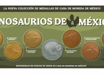 ¡Alertan llegada de dinosaurios a México! Pero en forma de monedas