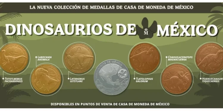 ¡Alertan llegada de dinosaurios a México! Pero en forma de monedas