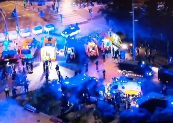 Un atropello deja 13 heridos en el exterior del RCDE Stadium