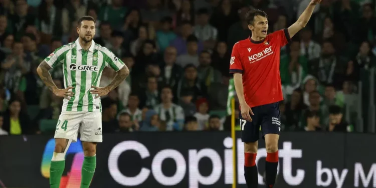 Betis y Osasuna tropiezan en sus respectivas peleas europeas