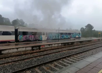 Incendio sin daños personales en un tren regional