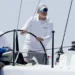 Felipe VI, al timón del ‘Aifos’ en la bahía de Palma