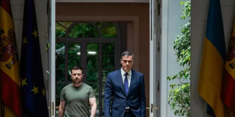 Sánchez considera a Zelenski imprescindible para la paz