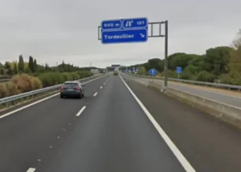 Dos heridos en una colisión múltiple en Tordesillas