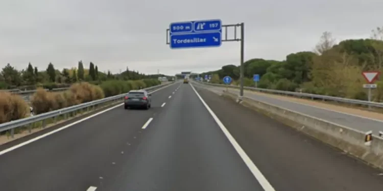 Dos heridos en una colisión múltiple en Tordesillas