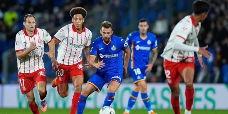 El Getafe deja alicaído al Girona