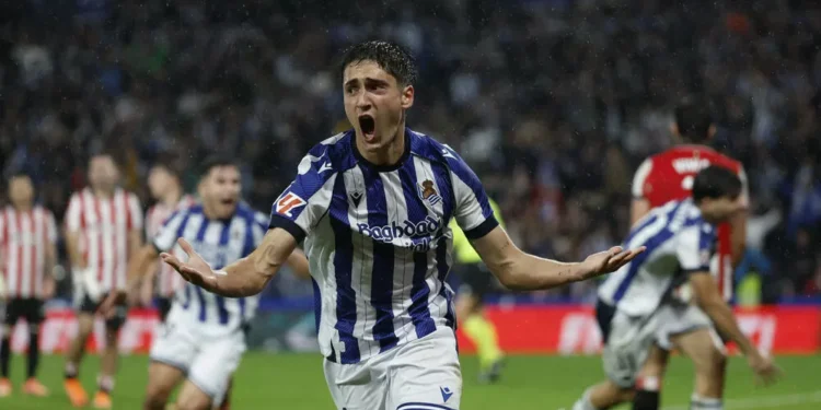 Gorrotxategi sentencia el derbi vasco para la Real