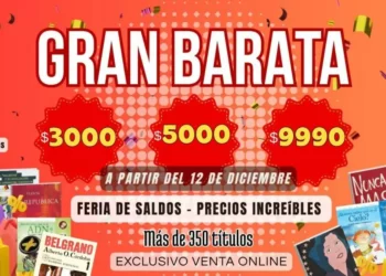 Eudeba lanza espina Feria de Saldos Online con más de 350 títulos y envíos gratis a todo el país