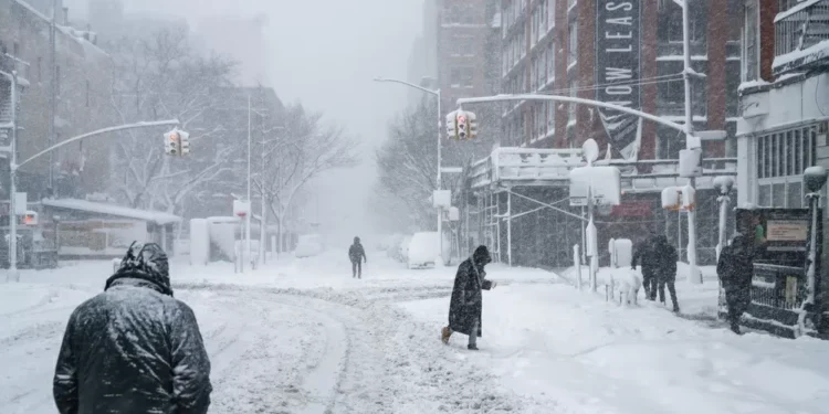 Una tormenta histórica paraliza el noreste de EEUU